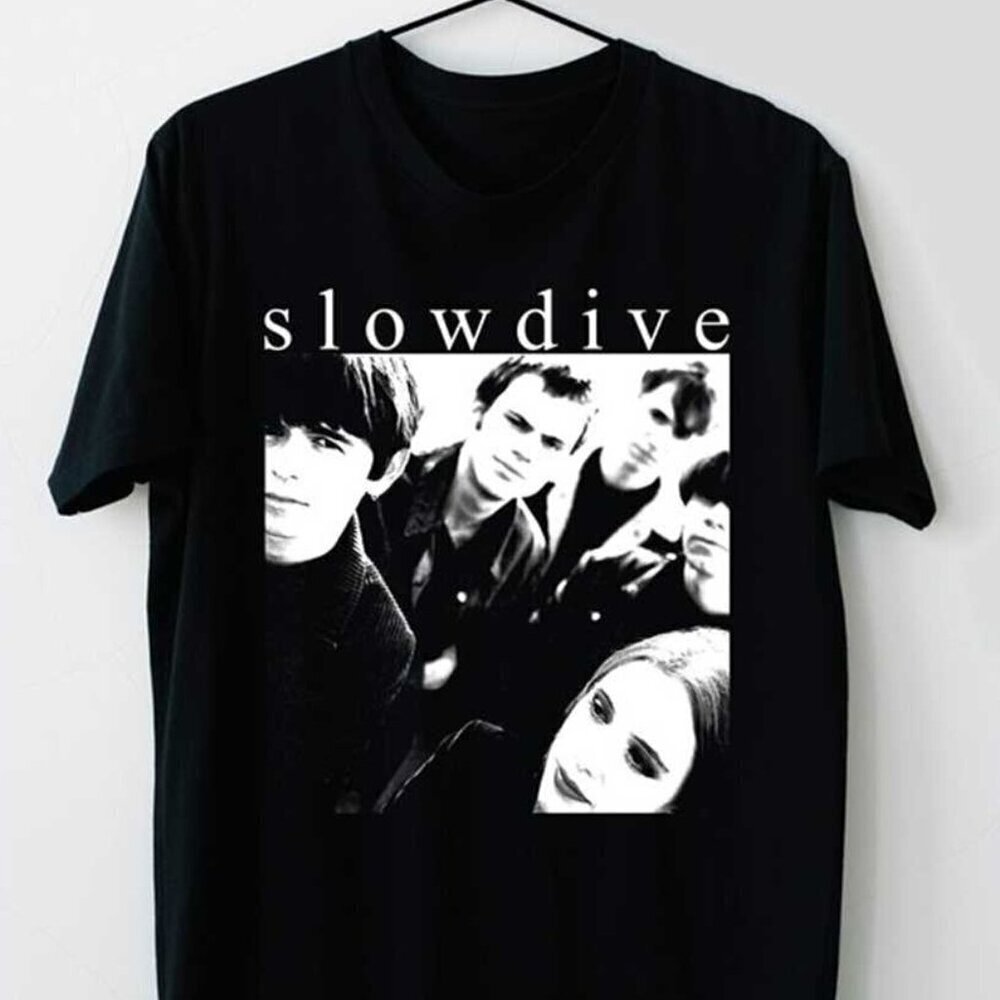Slowdive Souvlaki Rock Band T-Shirt Music Album Tour Concert Fan Gift Tee